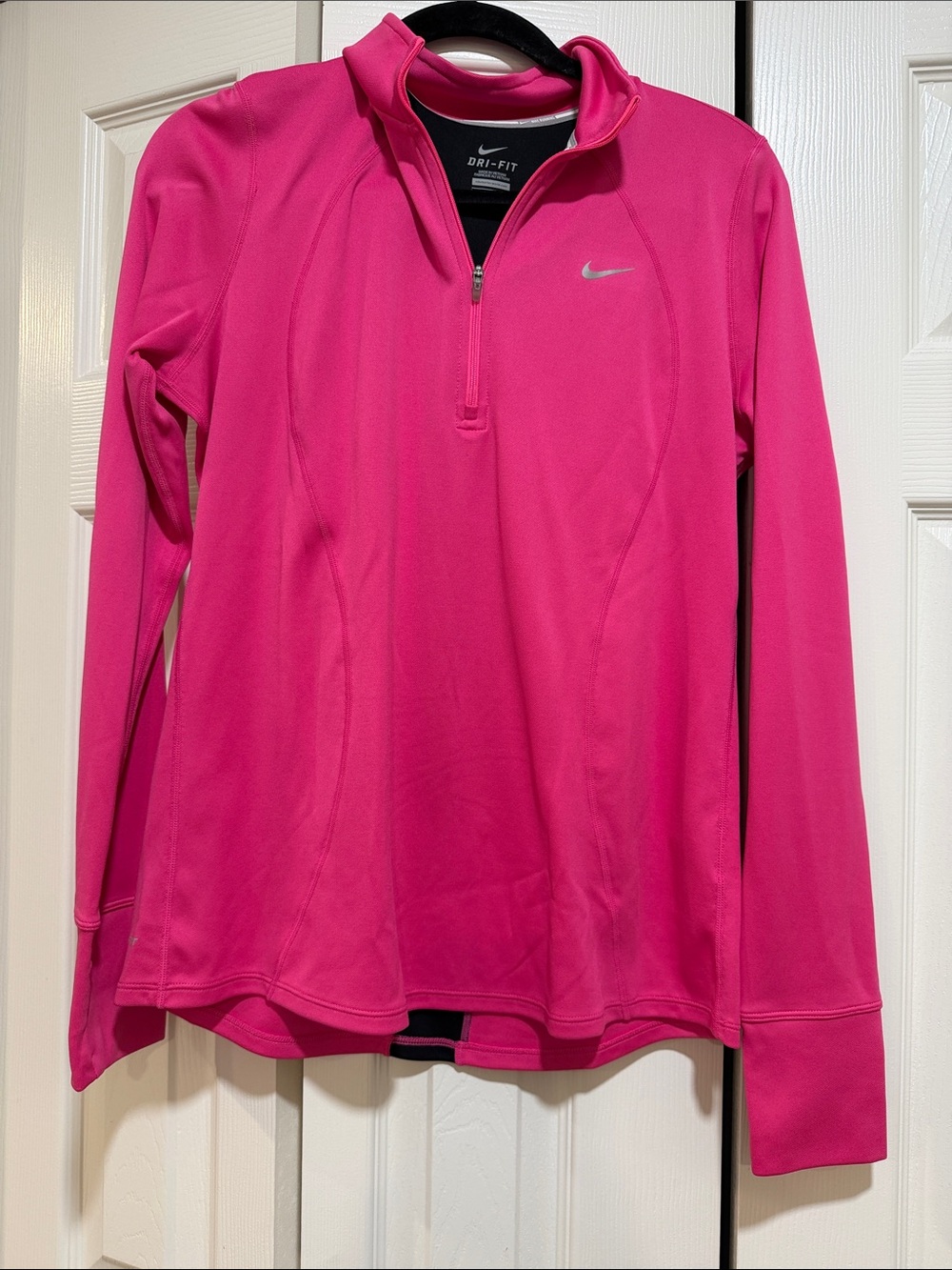 Nike Dri-FIT Half-Zip Pullover - Hot Pink